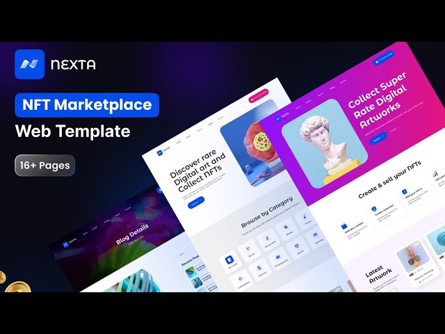 Video thumbnail for Nexta NFT Marketplace Figma Template: The Secret Weapon for Digital Artists | free template #uibarn