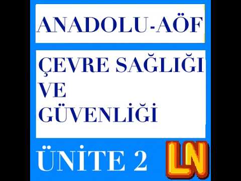 Video thumbnail for ISG106U Çevre Sağlığı ve Güvenliği Ünite 2