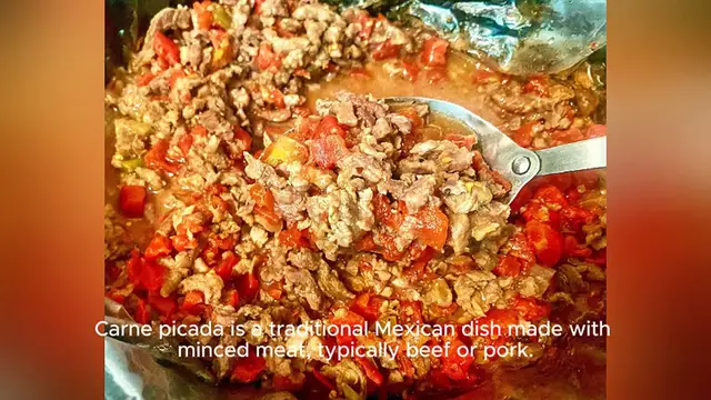 Video thumbnail for carne picada recipe