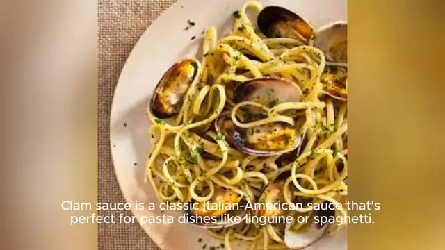 Video thumbnail for clam sauce recipe