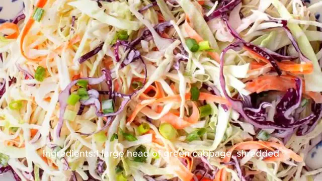 Video thumbnail for coleslaw recipe easy