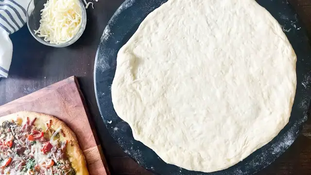 Video thumbnail for Simple Classic Pizza Crust Recipe
