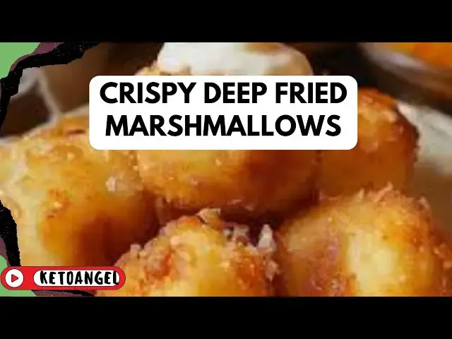 Video thumbnail for Crispy Deep Fried Marshmallows