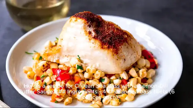 Video thumbnail for chilean sea bass recipe