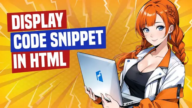 'Video thumbnail for Display Code Snippets In HTML'