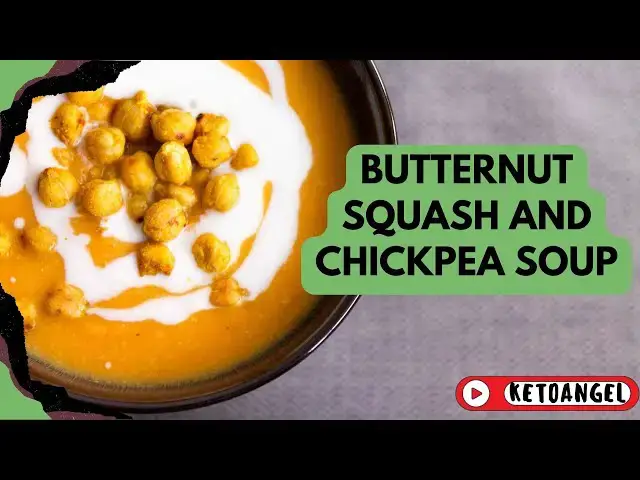 Video thumbnail for Hearty Butternut Squash and Chickpea Soup