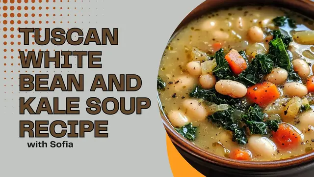Video thumbnail for Tuscan White Bean and Kale Soup Recipe – Healthy, and Delicious
