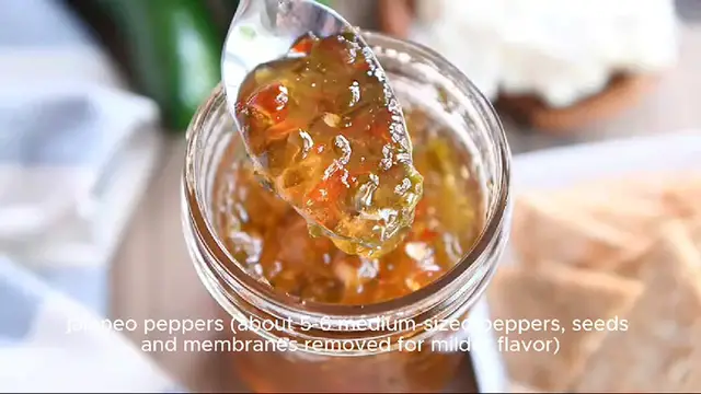 Video thumbnail for jalapeno jelly recipe