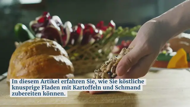 Video thumbnail for Knusprige Fladen mit Kartoffeln & Schmand Rezept