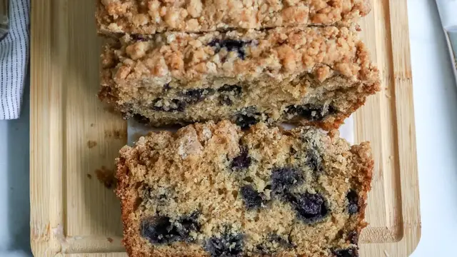 Video thumbnail for Blueberry Pancake Bread Recipe