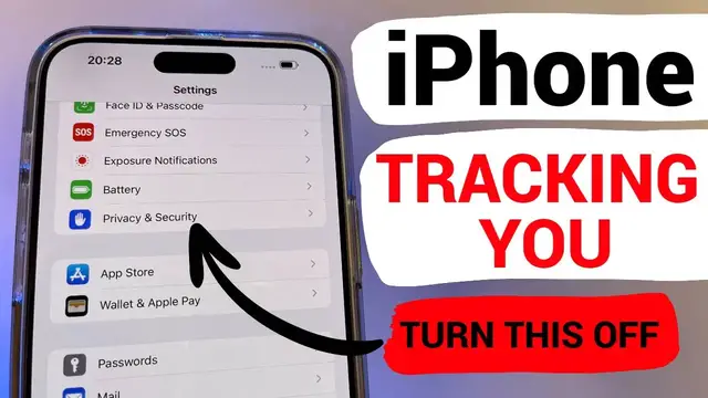 'Video thumbnail for iPhone TRACKING YOU TURN THIS OFF'
