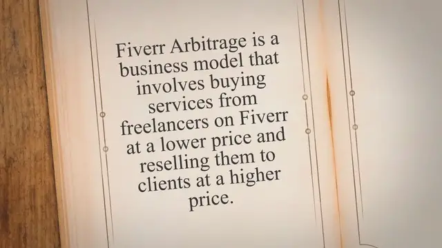 Video thumbnail for Fiverr Arbitrage 101: A Beginner's Guide to Understanding and Getting Started