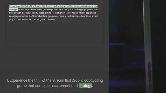 Video thumbnail for 1. Experience the thrill of the Stream Ball Drop, a captivating game that combines excitement and strategy. Perfect for parties or family gatherings, this interactive game challenges players to drop balls through a series of colorful tube