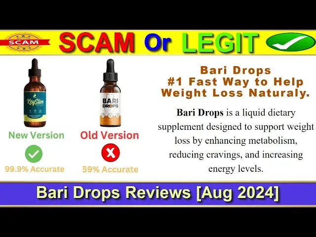 Video thumbnail for Bari Drops Reviews (Aug 2024) - Is Bari Drops A Scam Or Legit? Find Out! | Product Review