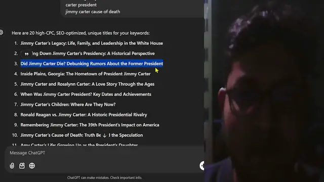 'Video thumbnail for Did Jimmy Carter Die Debunking Rumors About the Former President'