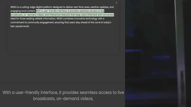 Video thumbnail for WDSU is a cutting-edge digital platform designed to deliver real-time news, weather updates, and engaging local content. With a user-friendly interface, it provides seamless access to live broadcasts, on-demand videos, and interactive fea