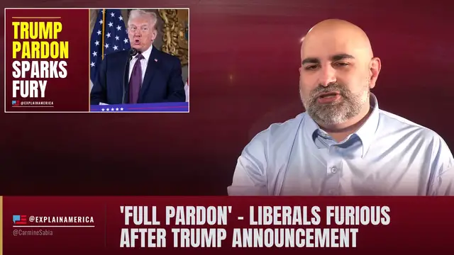 Video thumbnail for 'FULL PARDON' - Liberals Furious After Trump Announcement