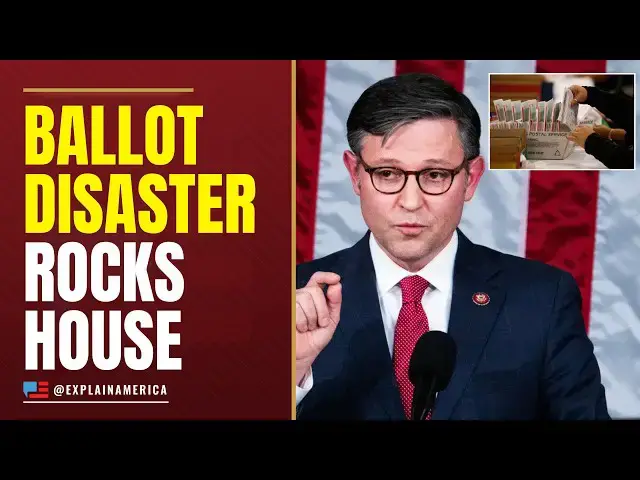 Video thumbnail for 3,100 Ballots! - Blue State 'Error' May Decide Control of House