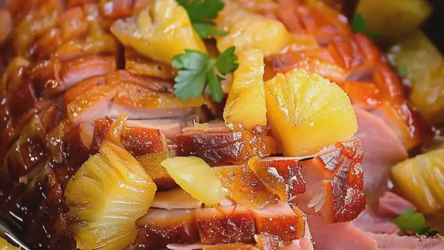 Video thumbnail for Crock Pot Brown Sugar Pineapple Ham Recipe