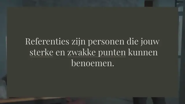 Video thumbnail for Referenties op je CV: wat kun je ermee?