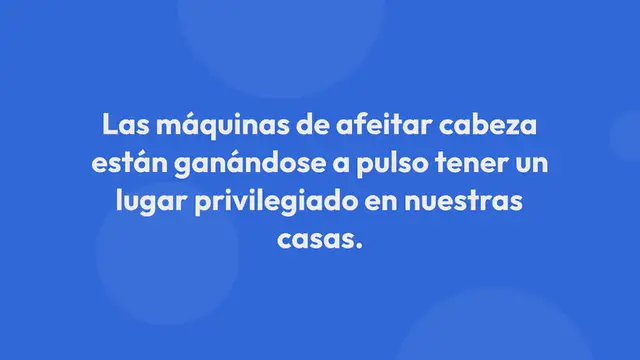 Video thumbnail for Las 10 mejores máquinas de afeitar cabezas para mantener sin ayuda el rapado más impecable