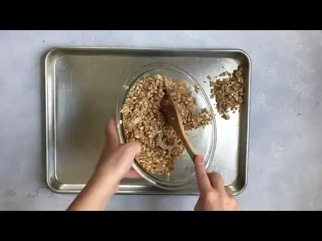 'Video thumbnail for How to Make Almond Butter Granola'