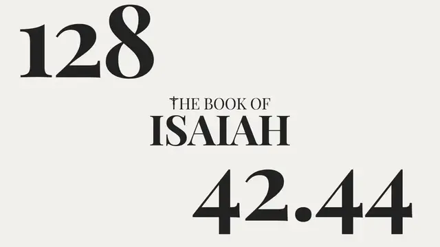 Video thumbnail for DAY 128 | The Book of Isaiah: Chapter 42-44