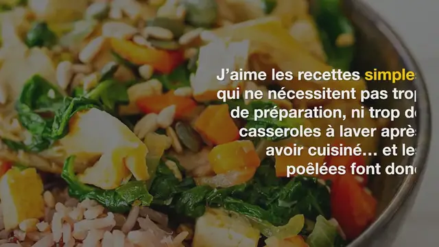 Video thumbnail for Poêlée de pleurotes et tofu