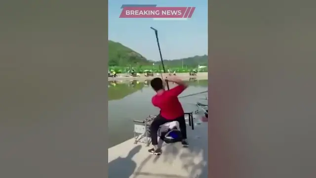 Video thumbnail for How to (not) set the hook #shorts #fail #wish #fishing