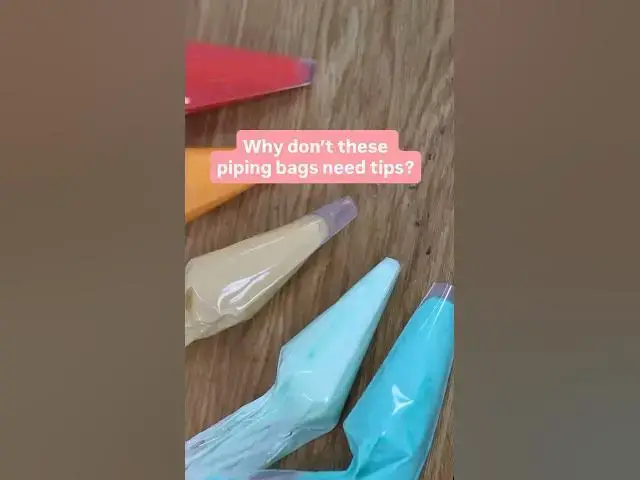 Video thumbnail for Would you believe me if I said they share a dirty piping tip?! #cakedecorating #piping #buttercream