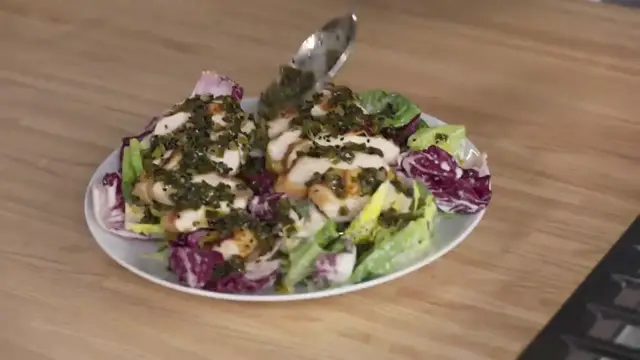 'Video thumbnail for How To Make Grilled Chicken With Scallion Sauce From The Home Kitchen Bon Appétit(720P HD)'