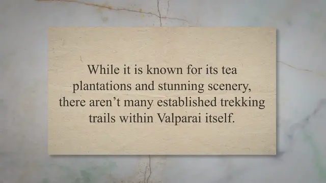'Video thumbnail for Valparai Trekking Guide Packages : Explore Nature’s Wonders on Scenic Trails'