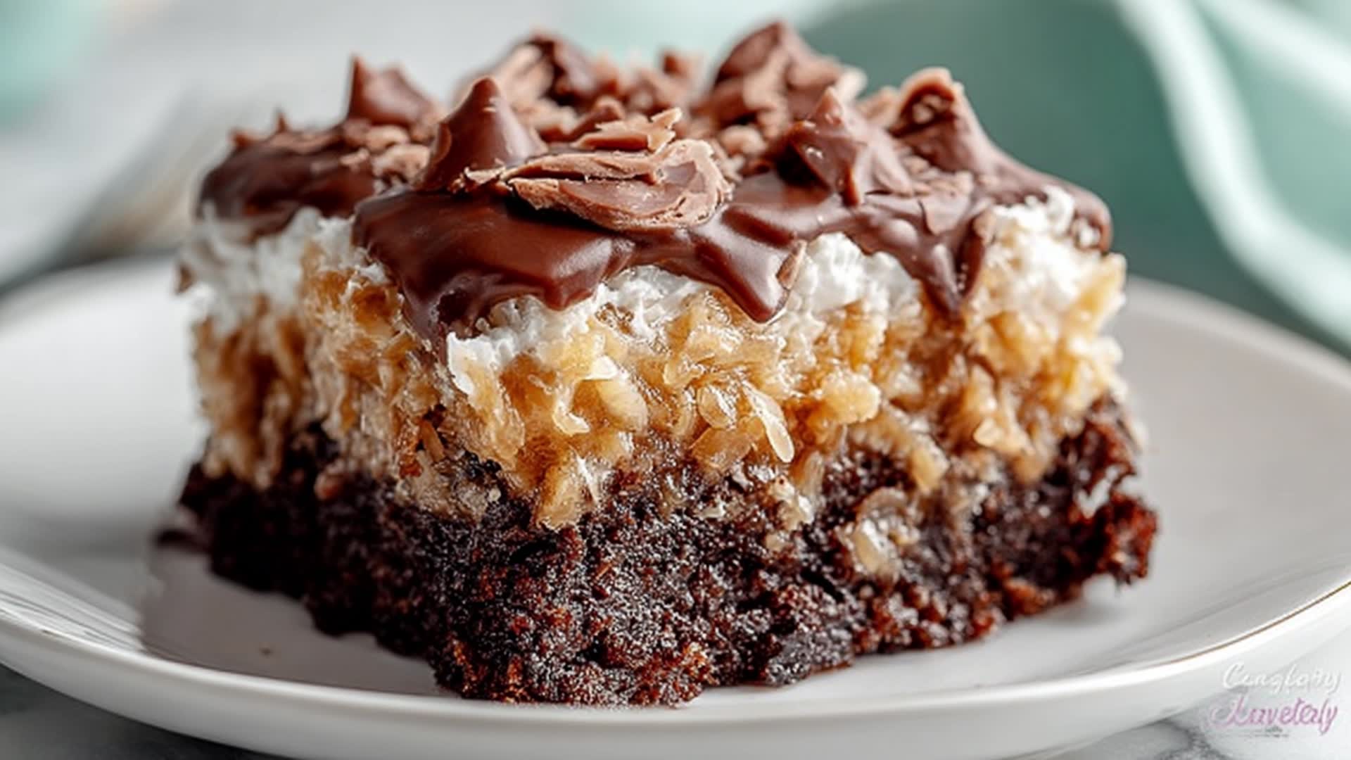 Video thumbnail for German Chocolate Poke Cake
