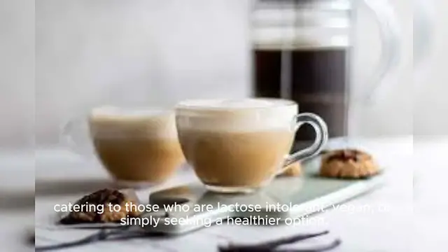 Video thumbnail for Almond Milk Coffee