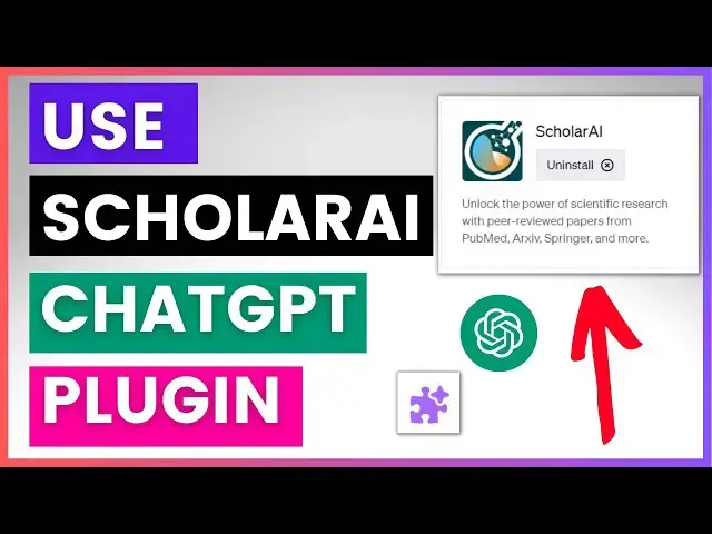 Video thumbnail for How To Use ScholarAI ChatGPT Plugin?
