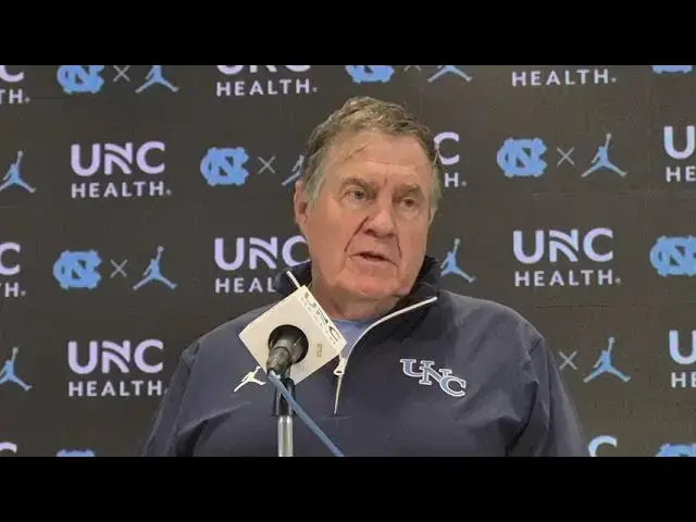 Video thumbnail for #UNC coach Bill Belichick after loss to Duke