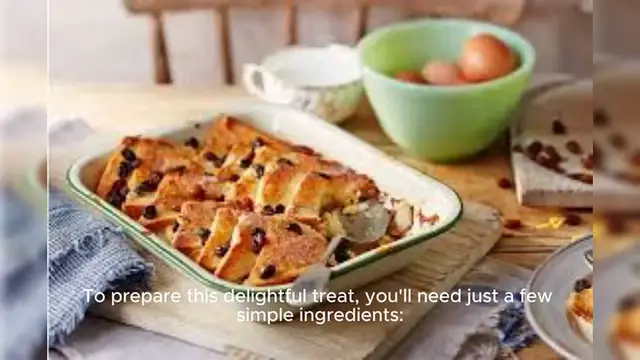 Video thumbnail for Bread and Butter Pudding Recipe