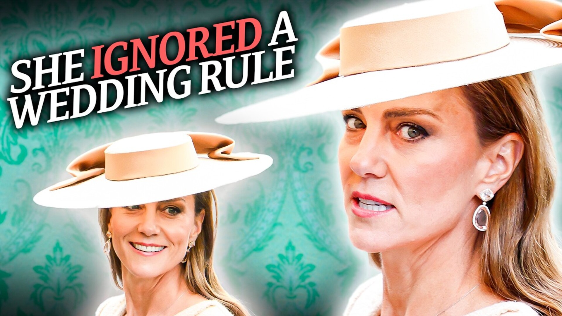 Video thumbnail for How Kate Got Away With This Major Wedding Guest Faux Pas