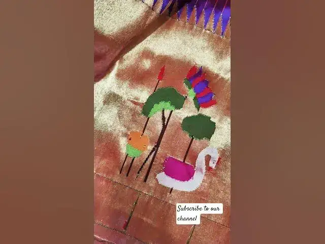 Video thumbnail for ✨ Purple & Onion Pink  Lehenga Fabric | 4 Meter Unstitched Lehenga Material | Designer Fabric