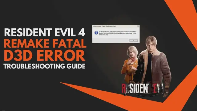 Video thumbnail for Resident Evil 4 Remake Fatal D3D Error – Guide