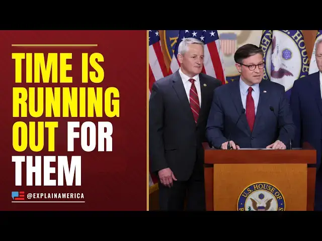 Video thumbnail for 'WE'RE RUNNING OUT OF TIME' - Top Republican Sounds The Alarm