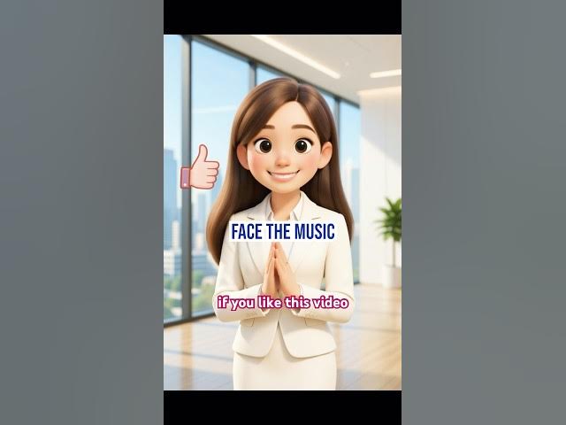 Video thumbnail for Face the Music Idiom Meanings with Examples #viral #idioms #facethemusic