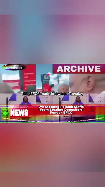 'Video thumbnail for We Stopped PTBank Staffs From Stealing Depositors Funds - EFCC '