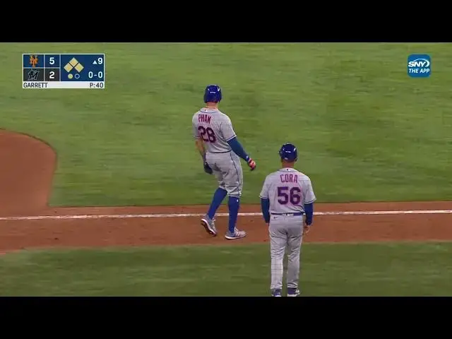 'Video thumbnail for Starling Marte CRANKS a RBI Double, Scoring Pete Alonso! | New York Mets | 4/1/2023'