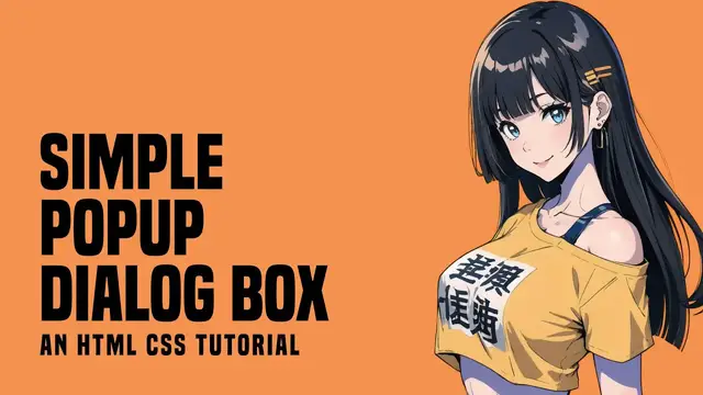 Video thumbnail for Simple HTML CSS Popup Dialog Box