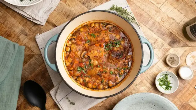 'Video thumbnail for French-Style Chicken Chasseur Is The Cozy One-Pot Recipe You Need This Fall'