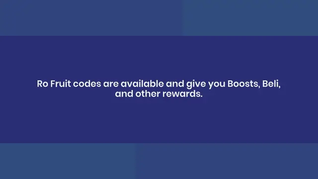 Video thumbnail for Ro Fruit Codes