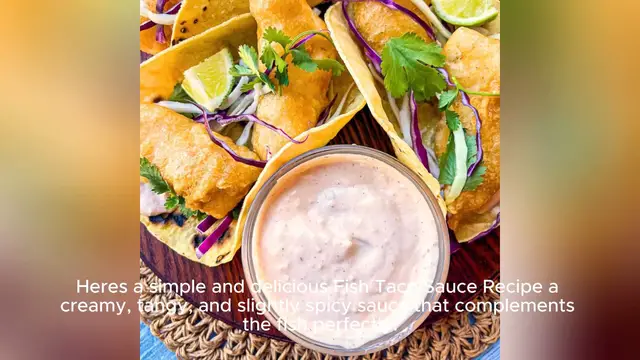 Video thumbnail for fish taco sauce recipe