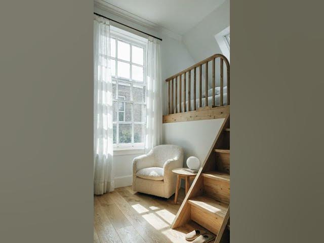 Video thumbnail for Stunning Loft Conversion: Minimalist Tiny Home with Space-Saving Stairs!  #tinyhouse #homedecor