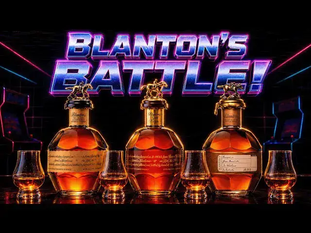 Video thumbnail for Blanton's Bourbon Flight: Single Barrel vs Store Pick vs Gold vs SFTB